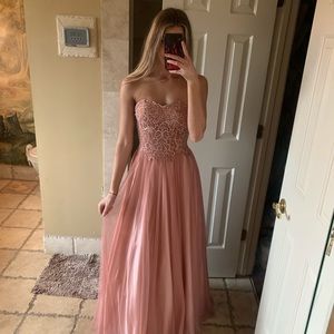 iridescent prom dress